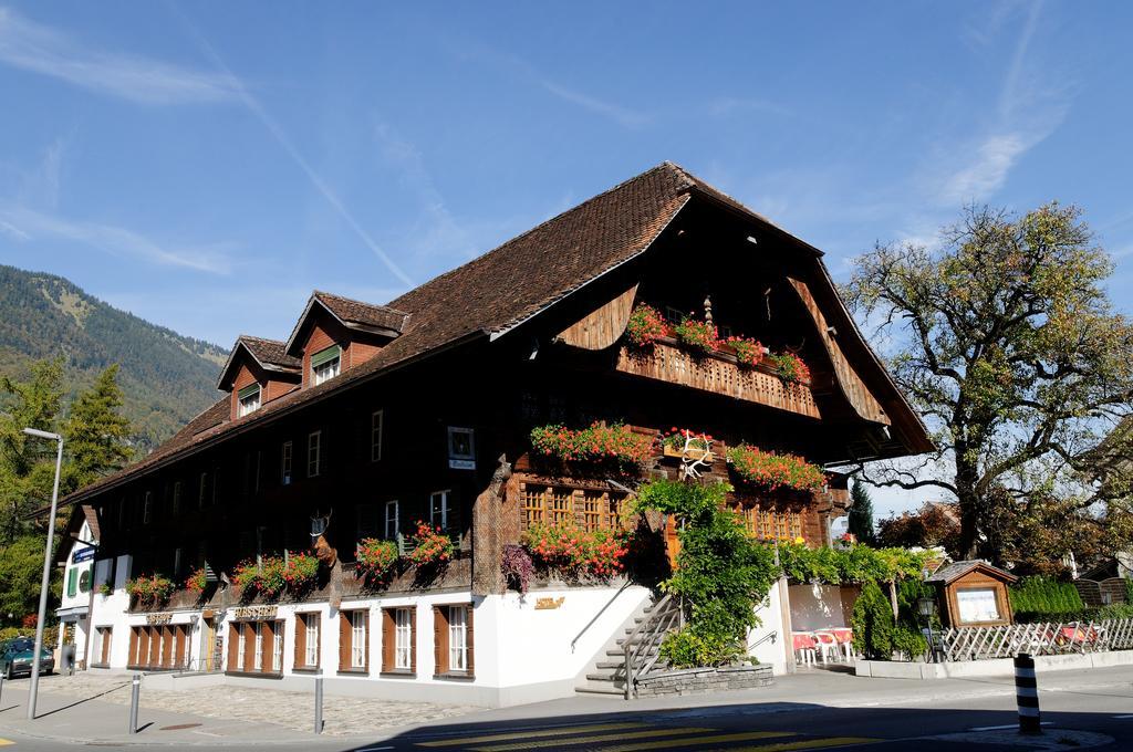 Hotel Restaurant Hirschen Interlaken Exterior foto